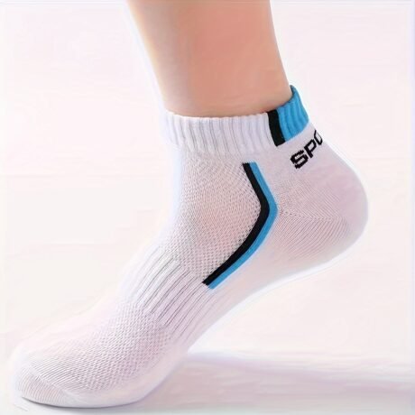 30 Pairs Mens Stripe Style Liner Socks - Ultra-Comfortable, Moisture-Wicking, Soft & Lightweight - Ideal For Outdoor Adventures & Casual Wear - Simple Yet Stylish Design