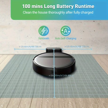 ZCWA G20 Intelligent Robot Vacuum - Automatic Charging, Advanced Sweeping, Water Tank, Wet Mopping, Electric Sweeper with Power Application Control for Efficient Cleaning