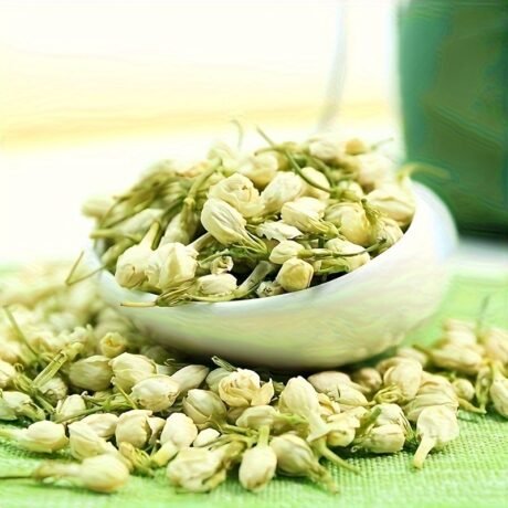 2.99 Oz Premium Jasmine Bud Herbal Tea - Savory, Floral, and Soothing Beverage for Relaxation - Caffeine-Free, Vegan-Friendly, and Rich in Antioxidants