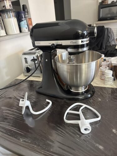 【Limited time offer】KitchenAid Stand Mixer with 4 mixing heads 🍰 photo review
