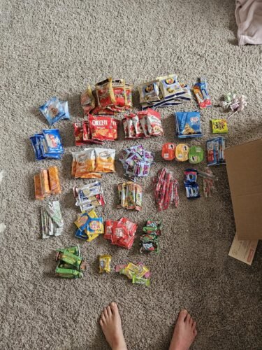 Snack Box Care Package (150) Variety Snacks Gift Box Bulk Snacks -, College Students, Military, Work or Home - Over 9 Pounds of Snacks! Snack Box Fathers gift basket gifts for men photo review